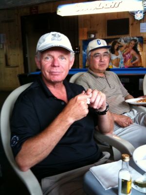 Lynn and Manny at Benny's
